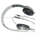 Fashion design wired headset, adjustable for PC, mobile and MP3/MP4 player, from headset factory